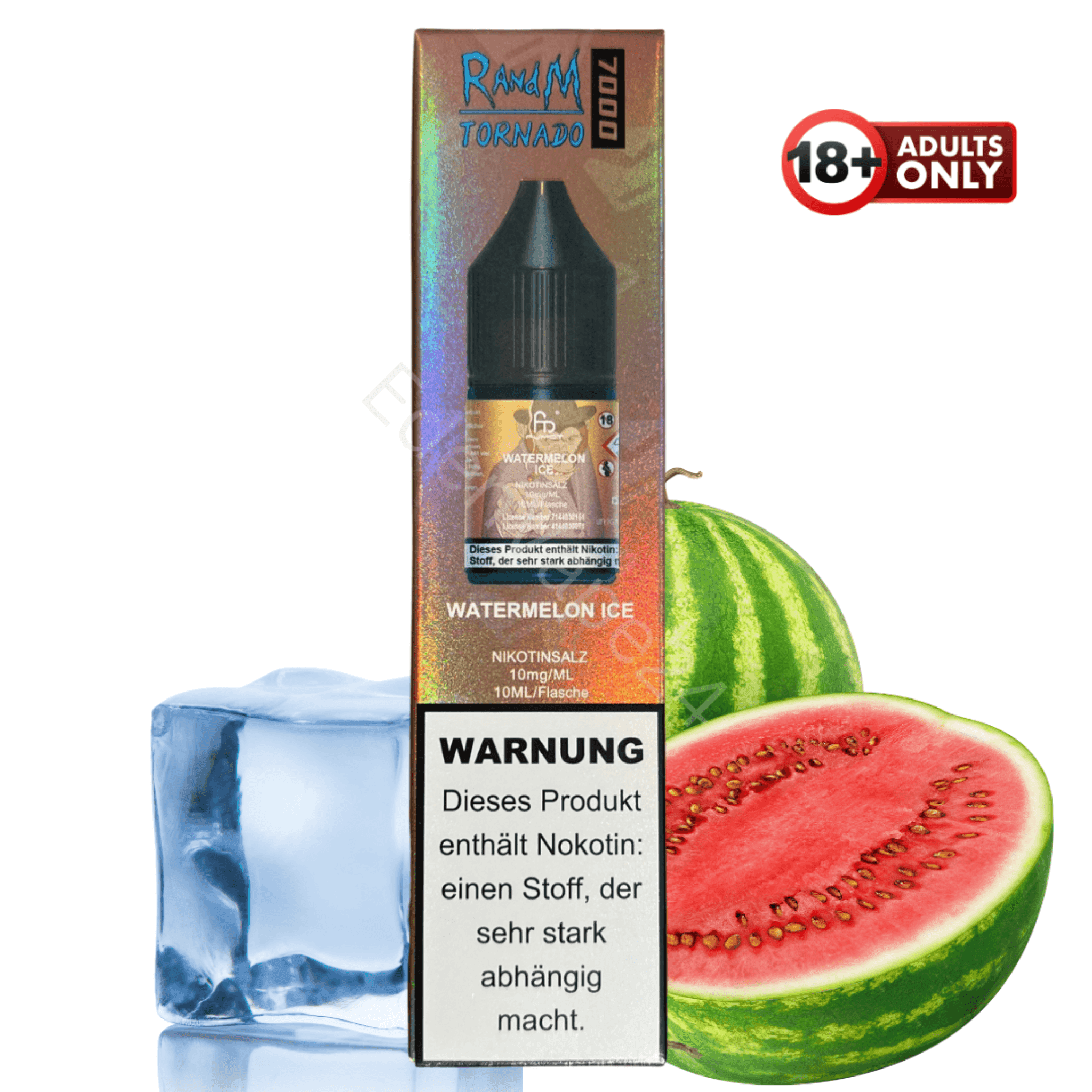 RandM Tornado 7000 Liquid - Watermelon Ice - 10mg - EdenVape24